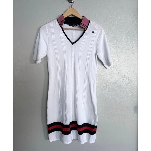 Movetes Dresses & Skirts - MOVETES white nylon cricket pickleball athletic golf preppy polo sport dress